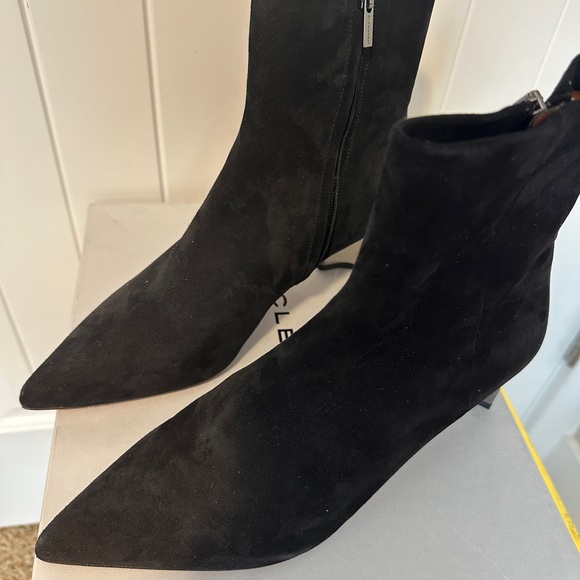 Robert Clergerie “secret” Black Suede Ankle Boots - Picture 8 of 12